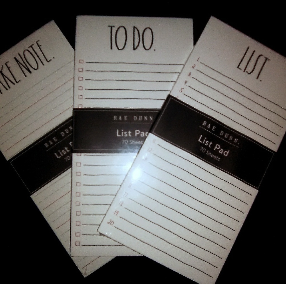 Rae Dunn List Pad Set